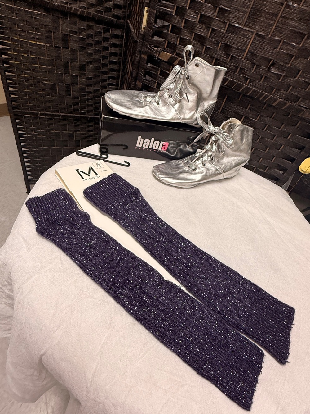balera sparkling Navy Ribbed Leg Warmers soft fabric- all the feels -nostalgia